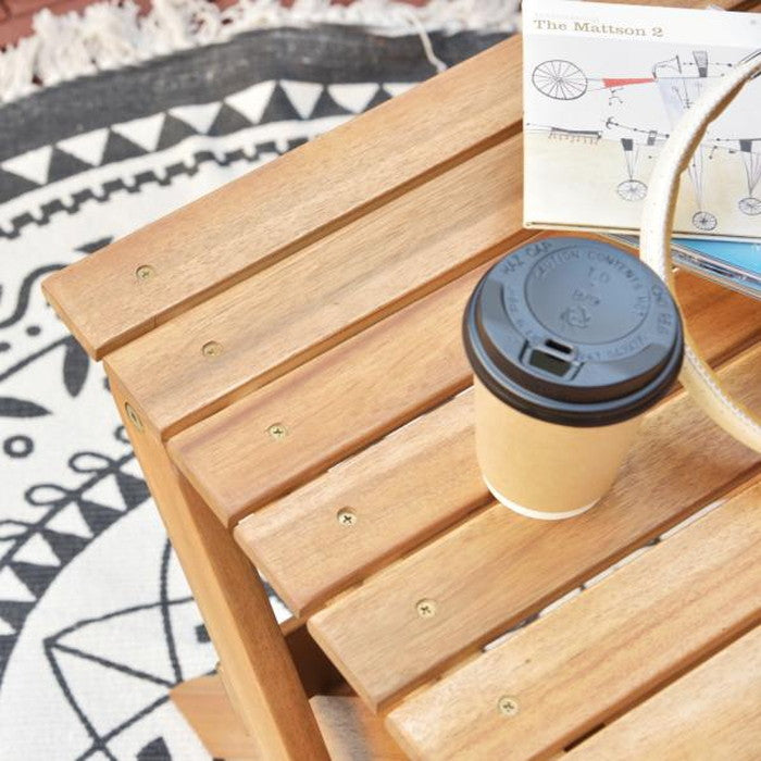 フォールディングベンチ ライトブラウン W100×D34.5×H45 折りたたみ時:W100×D7×H78 折りたたみ 折り畳み 折畳 azu-nx-525の画像