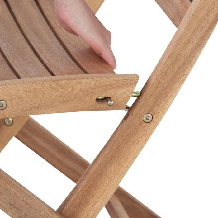 バイロン 折りたたみチェア ライトブラウン W40×D51.5×H82×SH45 折りたたみ時:W40×D11×H99 azu-nx-901の画像