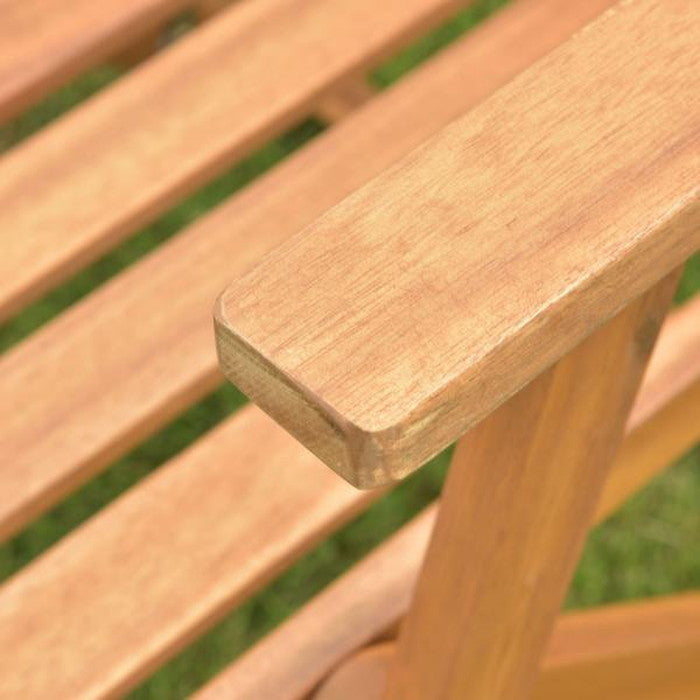 テーブル付フォールディングベンチ ライトブラウン W143.5×D61×H92×SH42.5 イス チェア 木製 フォールディングベンチ サイドテーブル付 ウッド 折りたたみベンチ 庭 テラス アウトドア 天然木 ソファ 幅143センチ 2人掛け ソファベンチ パラソルも使用できます azu-nx-931の画像