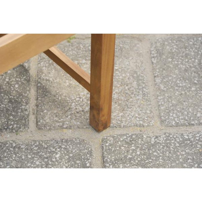 ベンチ ライトブラウン W115×D61.5×H89×SH45 ベンチ 二人掛け 2人掛け 木製 おしゃれ 肘付き アーム付き ガーデン アウトドア アカシア 天然木 バルコニー ナチュラル azu-nx-934の画像