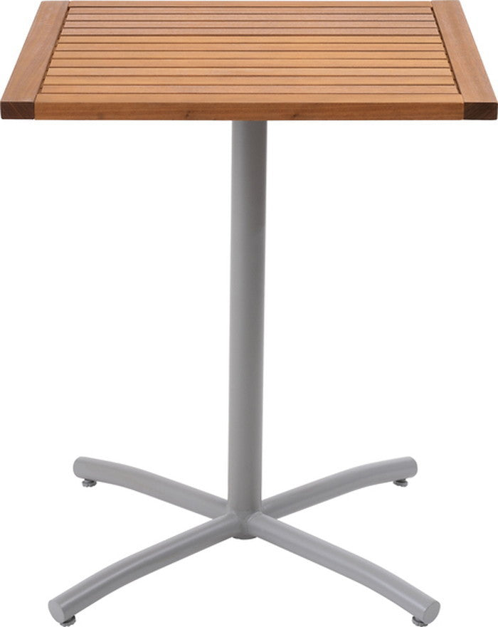 オリー カフェテーブル ブラック グレー W61.5×D61.5×H74cm カフェテーブル 机 天然木 アルミ ガーデン 庭 シンプル 2人 アジャスター付き おしゃれ かわいい ブラック azu-ods-73の画像