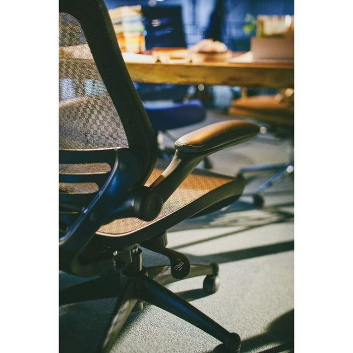 オフィスチェア デスクチェア PCチェア ブラック グレー W62×D63×H94-102×SH47-55 azu-ofc-22の画像