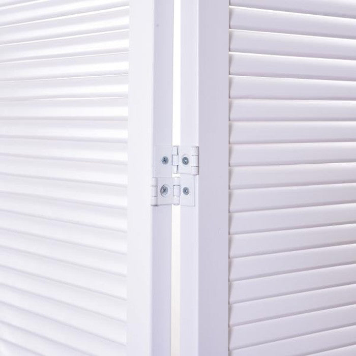 スクリーン 仕切り 衝立 4連 ブラウン ナチュラル ホワイト W40×D4P×H160 azu-op-510の画像