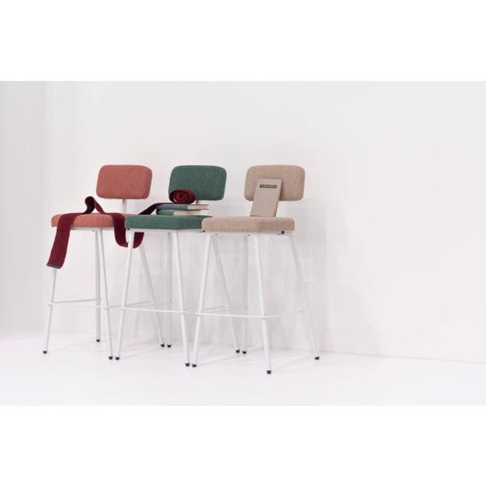 ハイチェア コーラル グリーン W48×D51×H102×SH77.5 azu-pc-260の画像