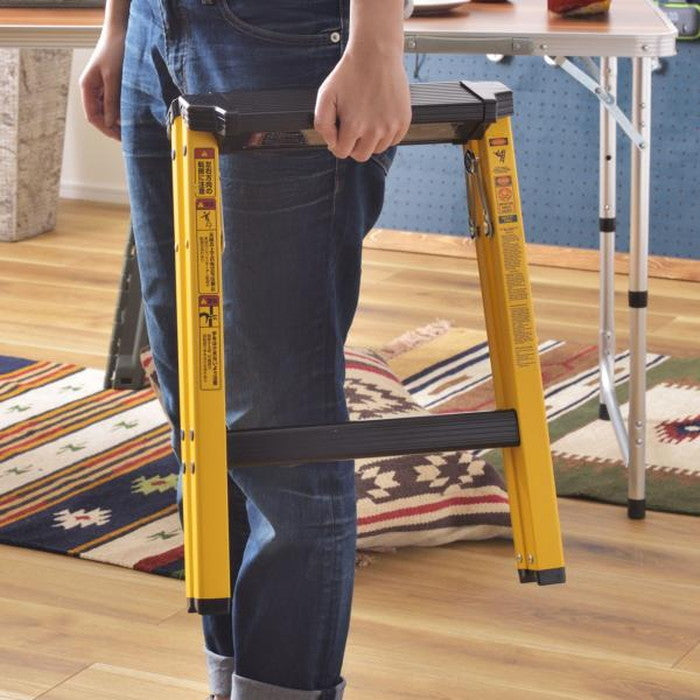 踏み台 ステップスツール H ブルー レッド イエロー W36×D39×H45 azu-pc-706の画像