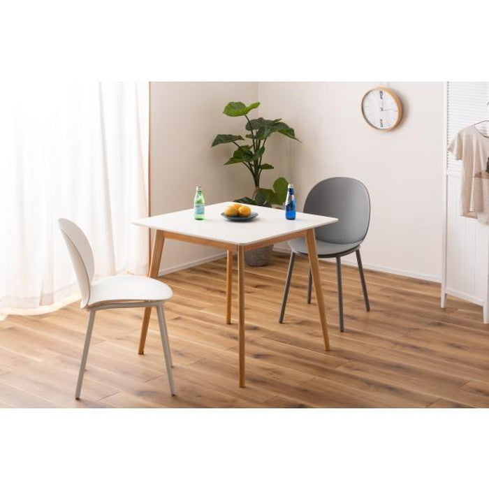 ダイニング チェア グレー W44.5×D58.5×H82×SH45 azu-pc-862の画像