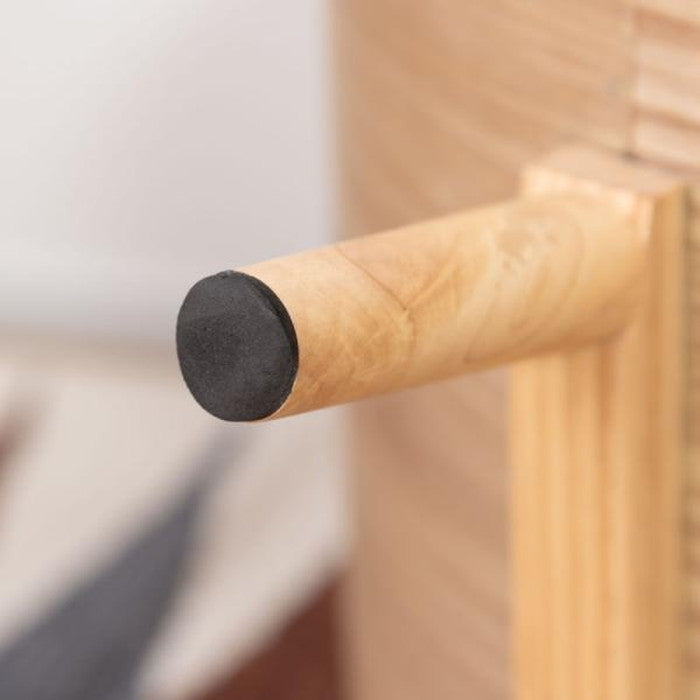 ペットベッド ブラウン ナチュラル W41×D40×H53.5 ペットハウス ペットベット 犬 猫 ペット クッション付き 屋根付き 天然木 木製 かわいい 収納 azu-pet-124の画像