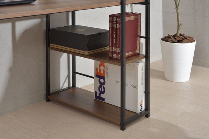 デスク ブラウン W120 天板72 ×D65×H120 azu-pt-461の画像