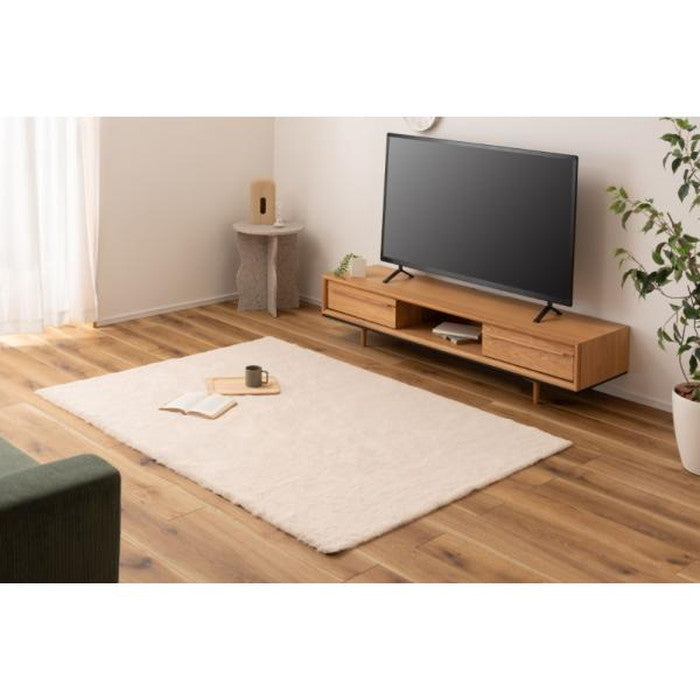 ラグ マット 約W130×D180 マット ふわふわ ファー やわらかい 130cm 180cm 130×180 かわいい シンプル おしゃれ 北欧 韓国インテリア 四角 長方形 角形 azu-rg-20の画像