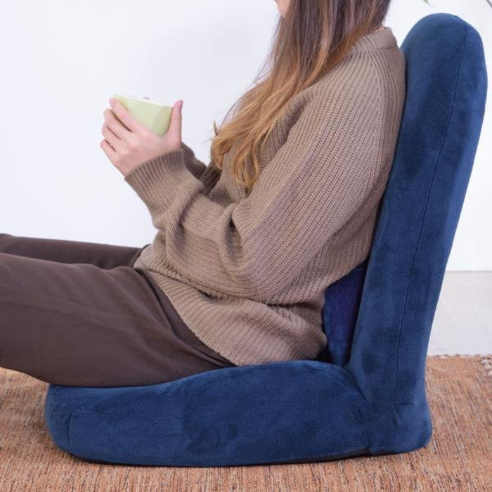 腰サポートリクライナー ブラウン グレー ネイビー W47×D61-103×H58-14×SH8 azu-rkc-172の画像