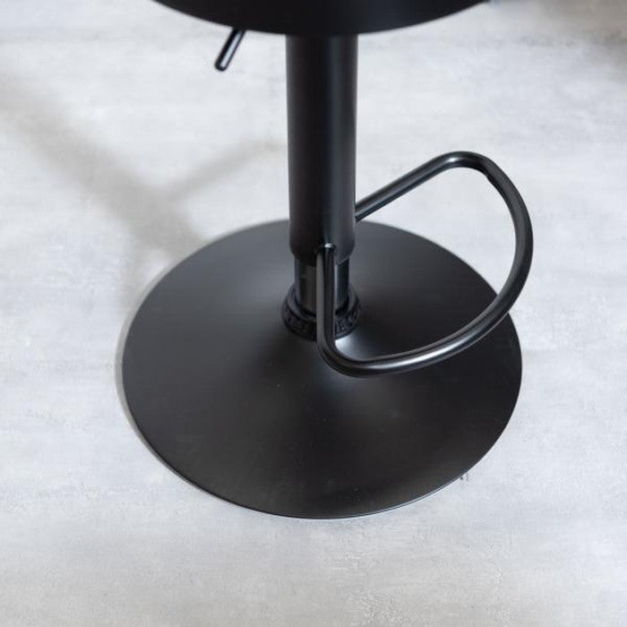 カウンタースツール ブラック ホワイト W39×D39×H61-82 azu-rkc-270の画像