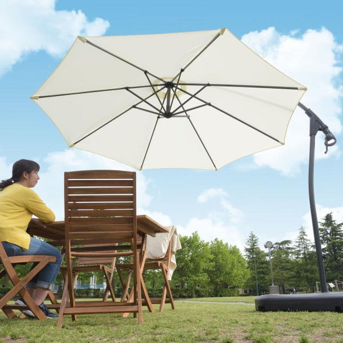 ガーデンパラソル グリーン ナチュラル W294×D300×H262 azu-rkc-529の画像