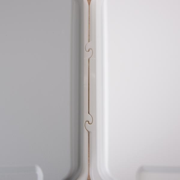 抗菌ペール 防臭 33JS グレー ホワイト W31.9×D44.4×H52.2 ゴミ箱 ダストボックス 抗菌ペール 抗菌 防臭 防汚加工 パッキン付き キッチン 連結可能 ロック付き シンプル 菌に強い 33L 分別 ホワイト グレー azu-rsd-74の画像