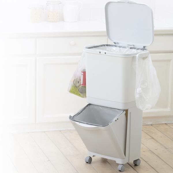 縦型分類ワゴンペール45S ホワイト W47×D34×H80 azu-rsd-98の画像