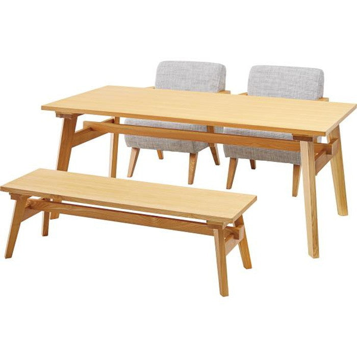 ダイニング テーブル ナチュラル W160×D80×H65 azu-rto-745の画像