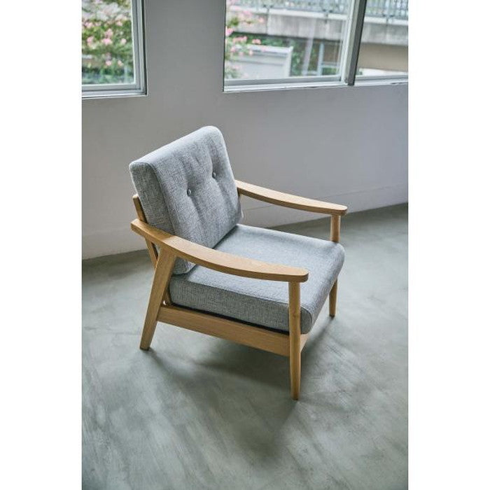 バッスム ソファ ソファー sofa 1人掛 ブラウン グリーン グレー W73×D71×H85×SH41 azu-rto-911の画像