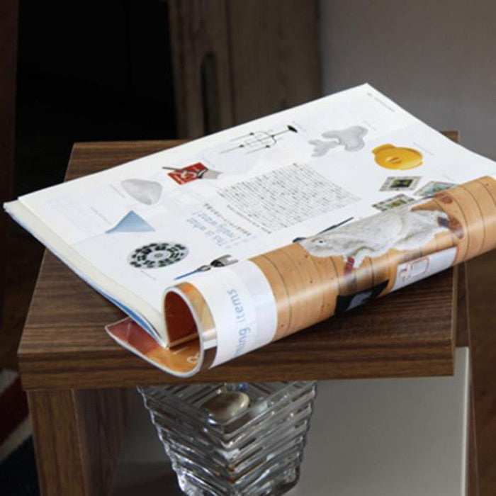 ロジック サイドテーブル ブラウン W28×D28×H56 azu-so-332の画像