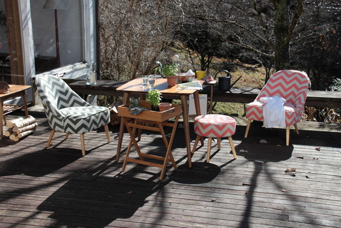 ダイニング テーブル ブラウン W75×D75×H70 azu-tac-241の画像