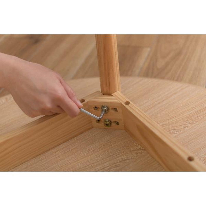 ラウンドテーブル ブラウン ナチュラル ホワイト W90×D90×H72 円形 テーブル カフェテーブル ラウンドテーブル 丸テーブル ダイニングテーブル コンパクト円形 丸型 省スペース シンプル モダン 北欧 木製 韓国インテリア 2人掛け 4人掛け ブラウン azu-tap-001の画像