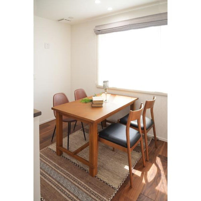 チェア ベージュ ブラウン W43×D54×H80×SH45 azu-tec-40の画像