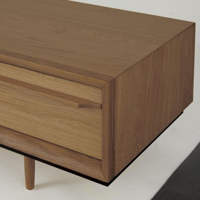 ティモ TVボード テレビ台 テレビボード 180 ブラック ブラウン ナチュラル W180×D41×H33 azu-tim-33の画像