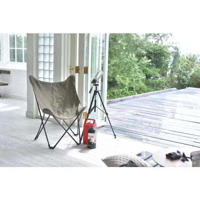 フォールディングチェア ベージュ カーキ W73.5×D81×H98×SH41 折りたたみ 折り畳み 折畳 azu-toe-120の画像