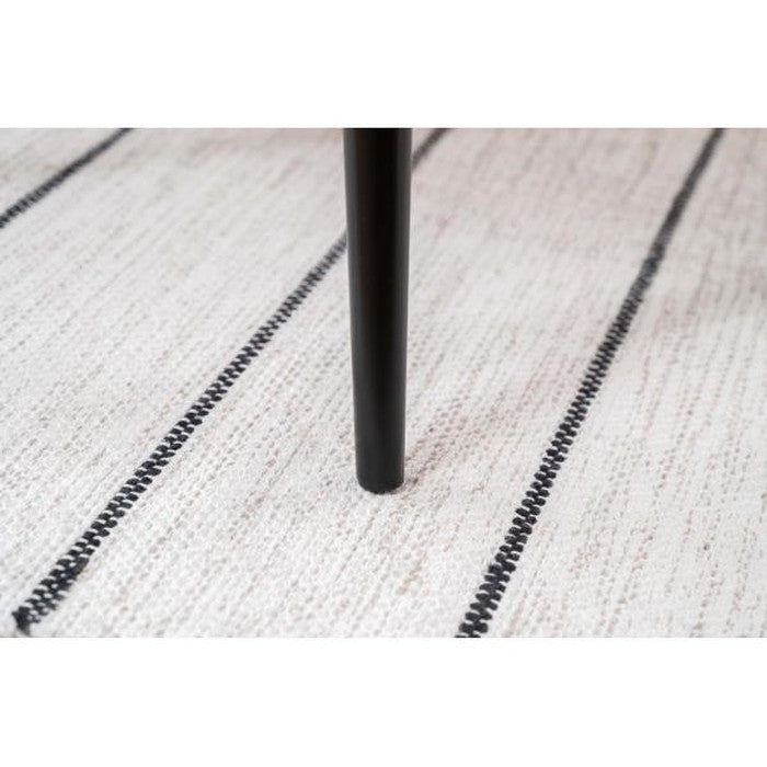 ダイニング チェア ベージュ ダークグレー W46×D48×H79×SH44.5 チェア ダイニングチェア おしゃれ 椅子 イス いす チェアー ナチュラル シンプル ラタン調 ファブリック 布地 スチール 背もたれ アームレス ベージュ アジアン シンプル azu-toe-125の画像