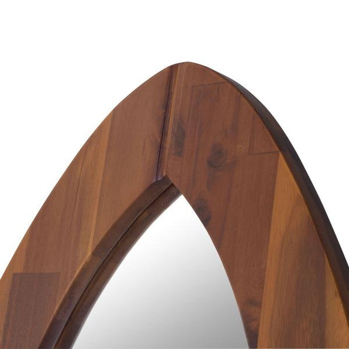 サーフミラー 鏡 ブラウン W48×D39×H157 azu-tsm-532の画像