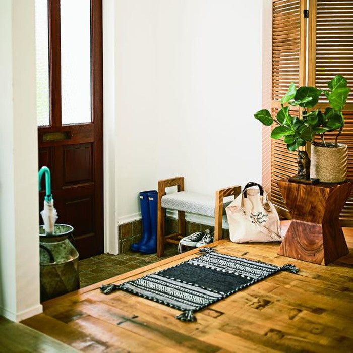 シャニール マット ベージュ グレー ネイビー 約W45×D75 azu-ttr-101の画像