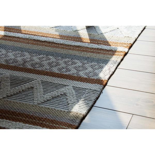 ラグ マット 約W90×D130 azu-ttr-110の画像