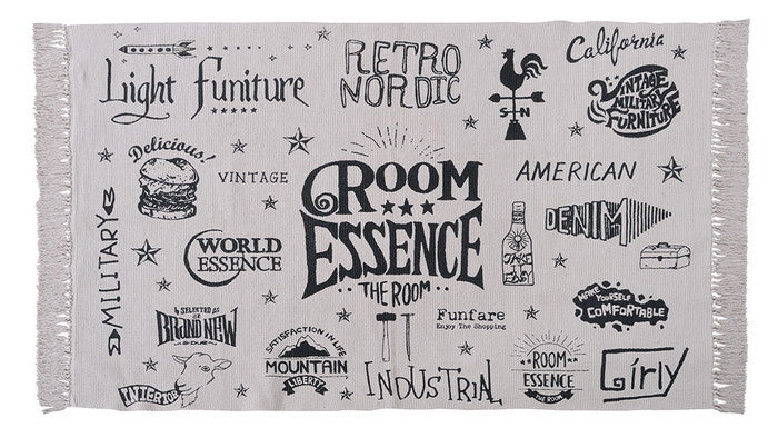 ラグ マット ベージュ 約W90×D130 azu-ttr-138の画像