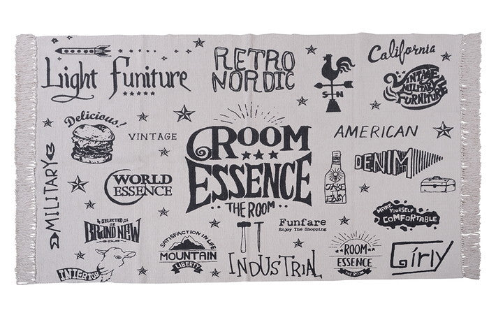 ラグ マット ベージュ 約W130×D190 azu-ttr-139の画像