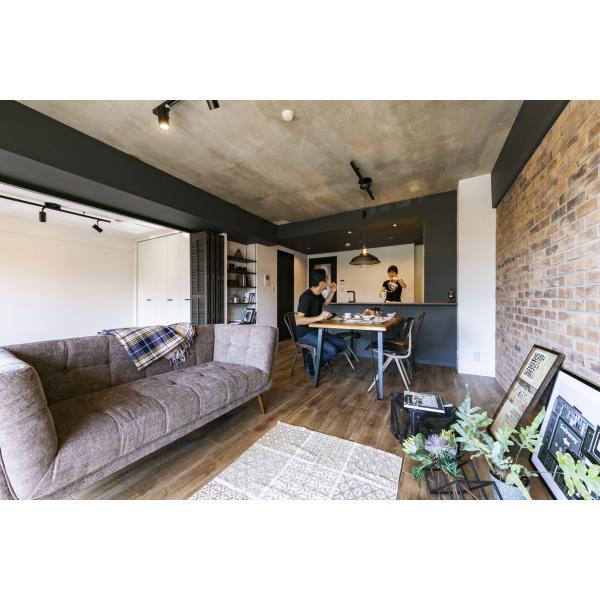 ラグ マット ベージュ ブラック レッド 約W90×D130 azu-ttr-145の画像