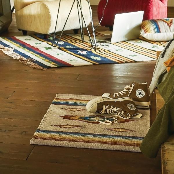 マット レッド グリーン 約W45×D75 azu-ttr-164の画像