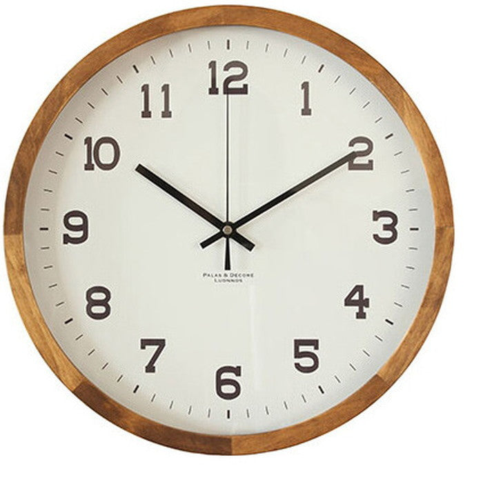 アイナ ウッドクロック Eina Wood Clock L ブラウン 290x45x290mm EIN-290BR bic-10416173s1の画像