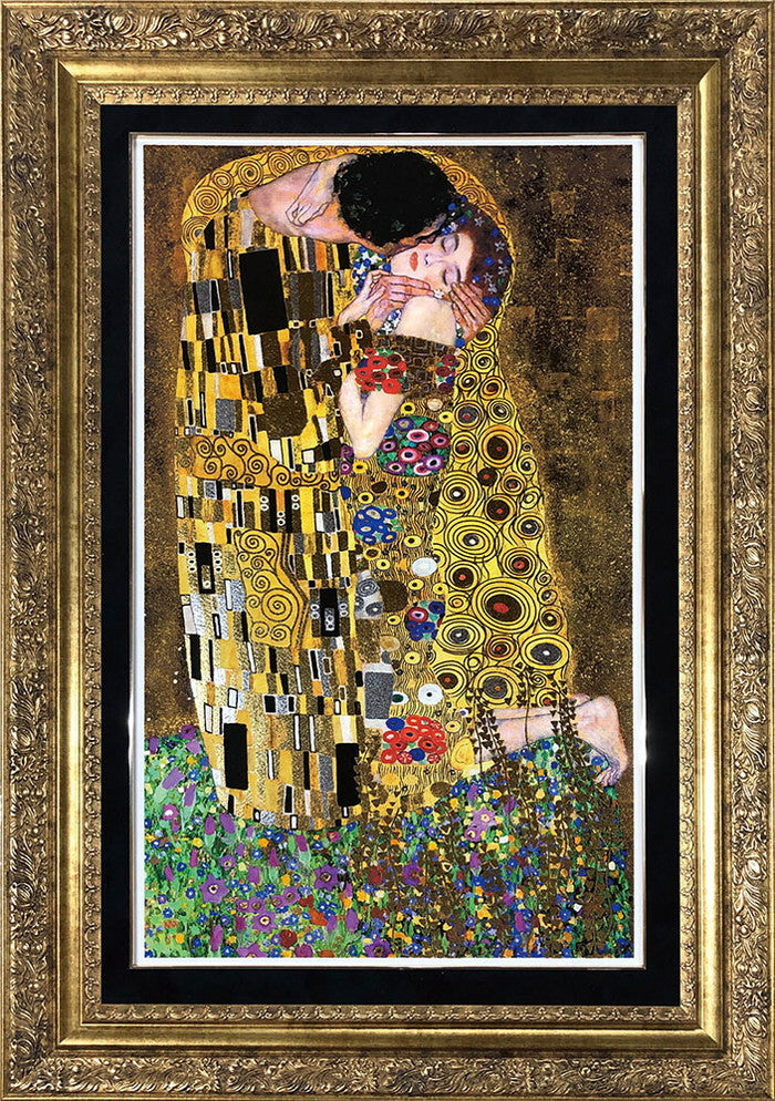 グスタフ クリムト Gustav Klimt The Kiss 575x818x30mm GGK-62471 bic-10859782s1の画像
