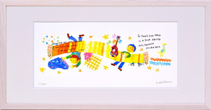 アートフレーム はり たつお マフラー S 418x218x25mm ZTH-61064 bic-6942729s1の画像