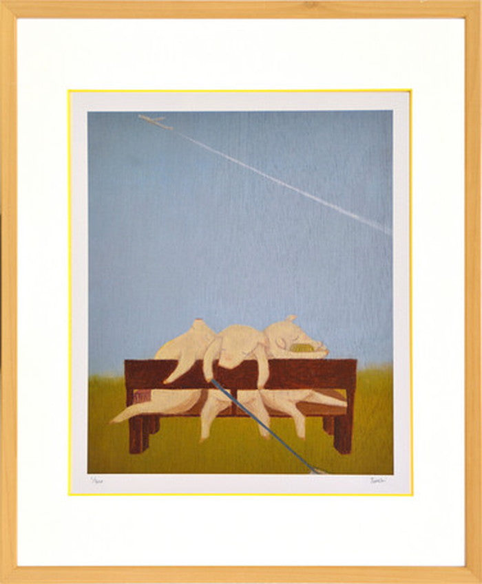 アートフレーム まつもととしこ ある夏の日 364x441x27mm ZTM-61148 bic-6942929s1の画像