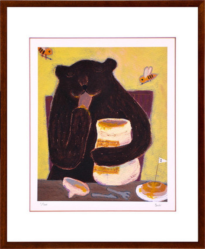 アートフレーム まつもととしこ はちみつ 364x441x27mm ZTM-61154 bic-6942935s1の画像