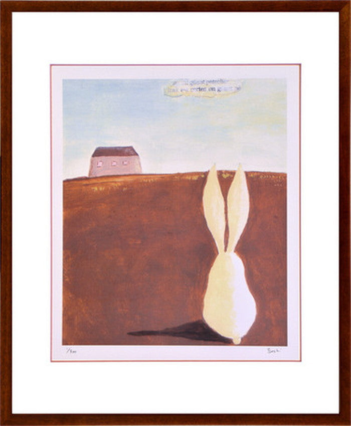 アートフレーム まつもととしこ ひだまりうさぎ 364x441x27mm ZTM-61155 bic-6942936s1の画像