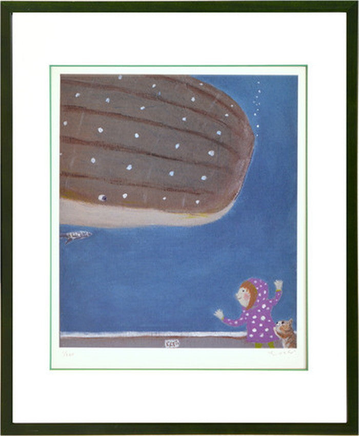 アートフレーム まつもととしこ じんべい 364x441x27mm ZTM-61171 bic-6942952s1の画像