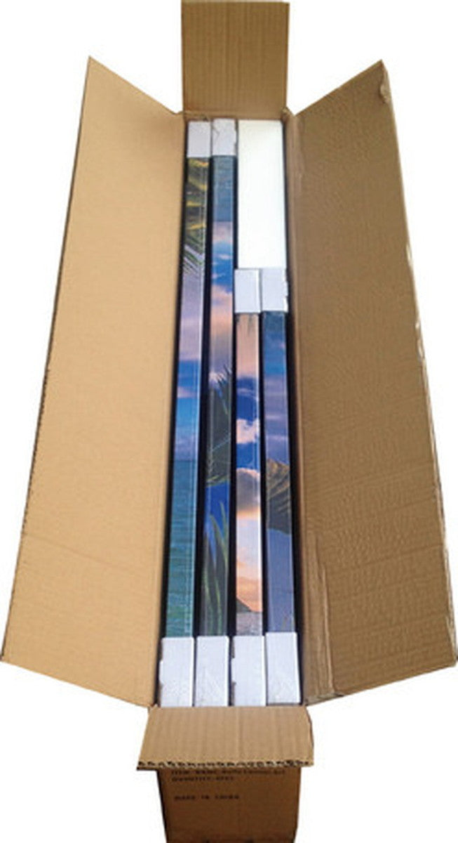 キャンバスアート Bello Canvas Art Beautiful Lanikai 4枚セット 300x600x25 300x900x25mm IPT-61745 bic-7030272s1の画像
