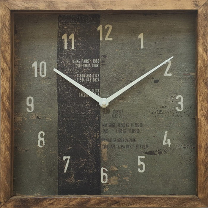 サーフクロック スクエア3 Surf Clock Surf Clock 3 320x320x40mm CCC-52691 bic-7074696s1の画像