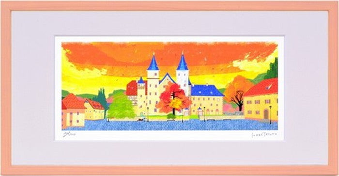 アートフレーム はり たつお ローア・アム・ナイン城 S 418x218x25mm ZTH-61691 bic-7193910s1の画像