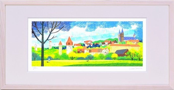 アートフレーム はり たつお フリッツラーの見張り塔 S 418x218x25mm ZTH-61692 bic-7193911s1の画像