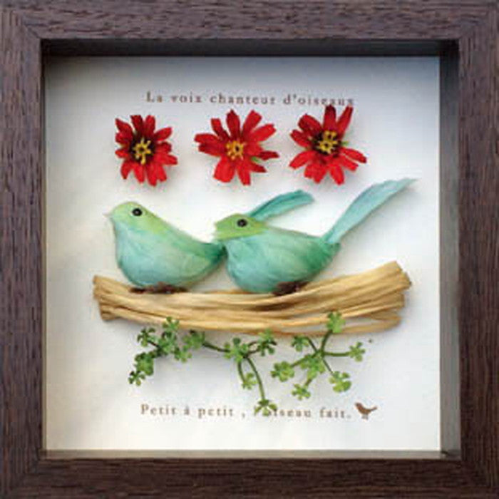 アートパネル ファブリックパネル アートボード インテリアパネル 壁掛け 鳥の歌声シリーズ2 Green ZBS-51126 bic-7230673s1の画像