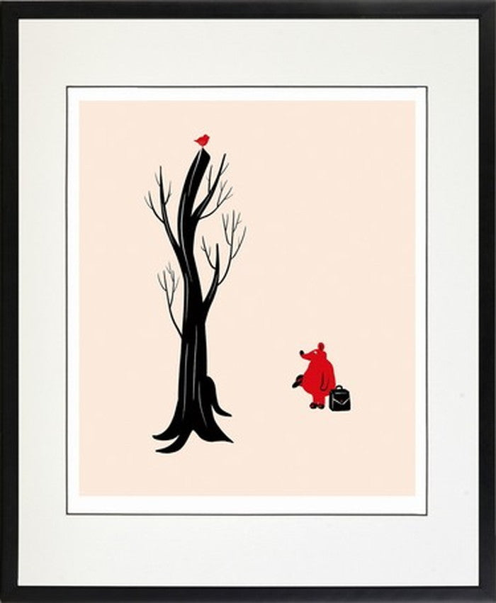 アートフレーム MEOMEO 鼠と木 365x441x25mm ZMM-61891 bic-7377057s1の画像