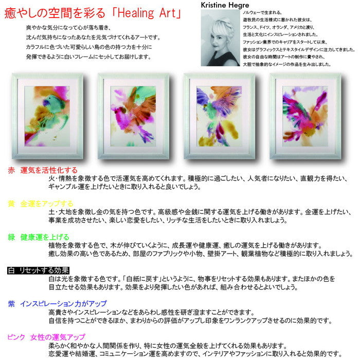 ヒーリングアート Kristine Hegre Paradise Parrot-Glide IKH-61987 bic-8237643s1の画像