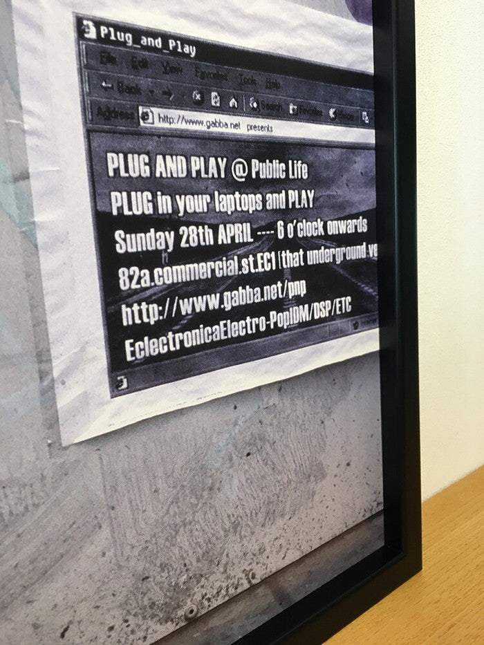 アートフレーム バンクシー Banksy Leg It! IBA-62209 bic-9412943s1の画像