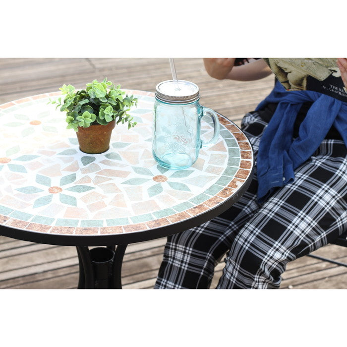 モザイクテーブル 花柄 US142095 fj-10657の画像